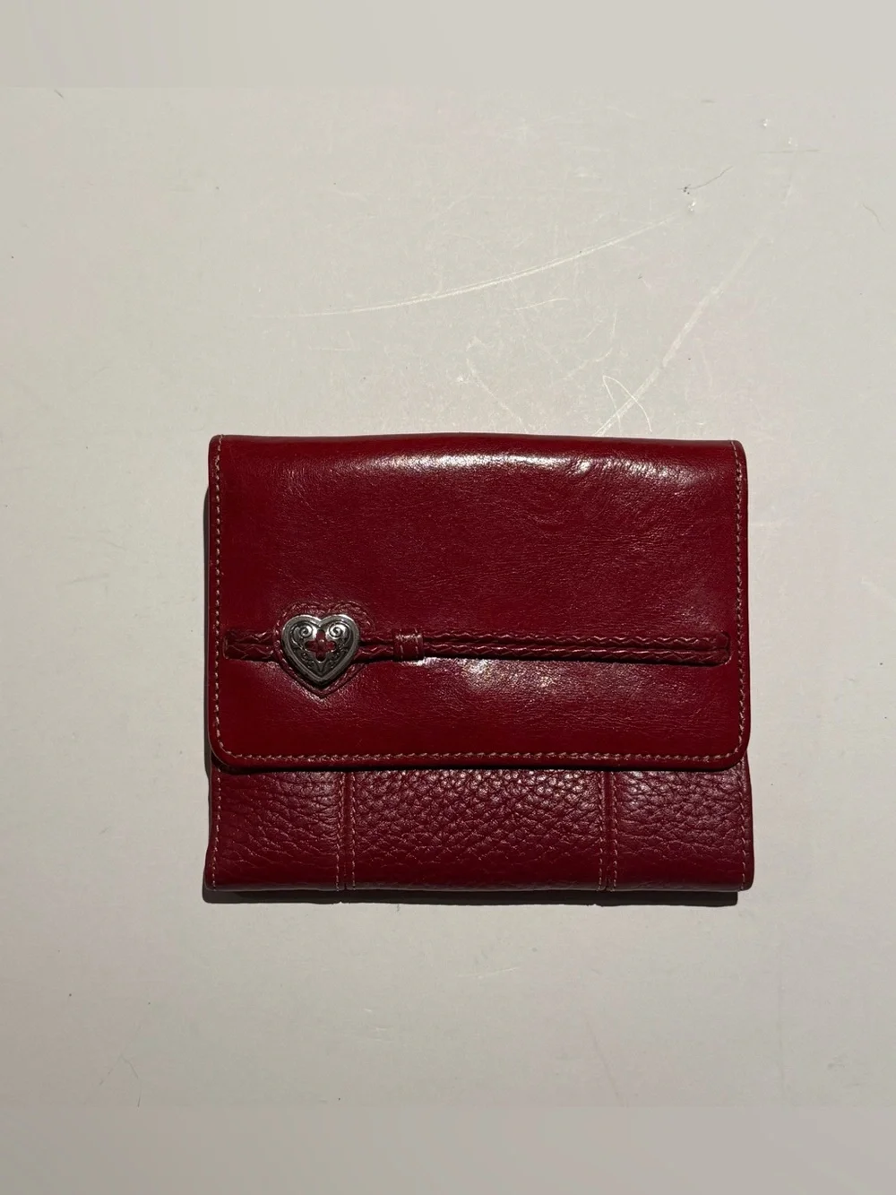 Brighton Red Leather Wallet